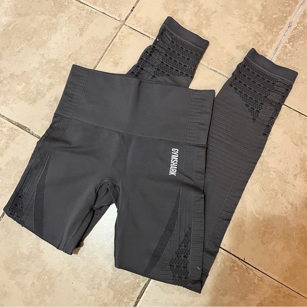 gymshark grey seamless leggings